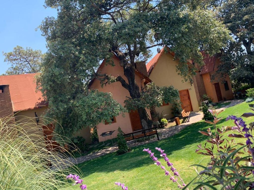 Zahrada ubytování CABAÑAS SAN MATEO en mazamitla