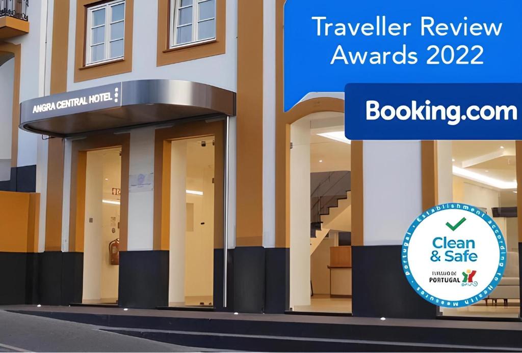 Certifikát, hodnocení, plakát nebo jiný dokument vystavený v ubytování Angra Central Hotel