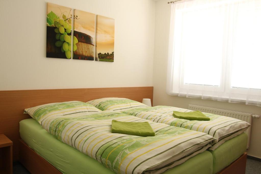 Postel nebo postele na pokoji v ubytování Penzion Bobule