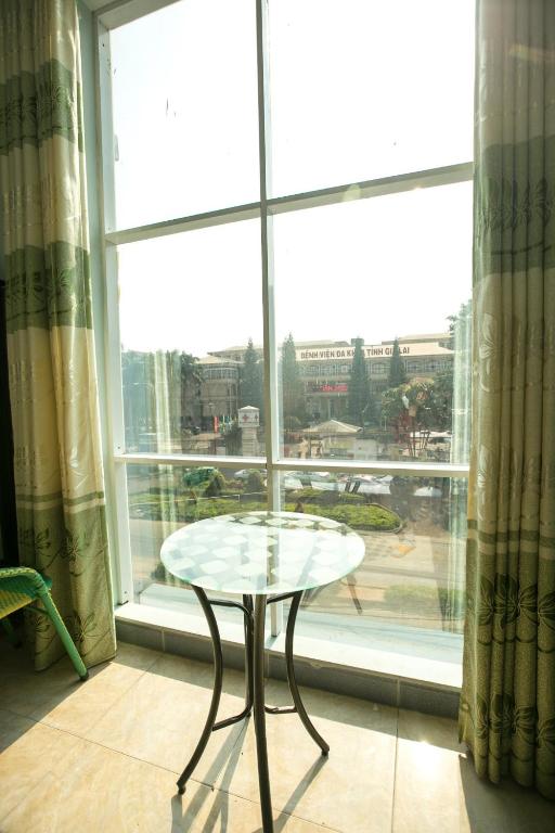 Balkón nebo terasa v ubytování Nhà Nghỉ Kim Lài - Đối diện bệnh viện tỉnh Gia Lai -132 Tôn Thất Tùng