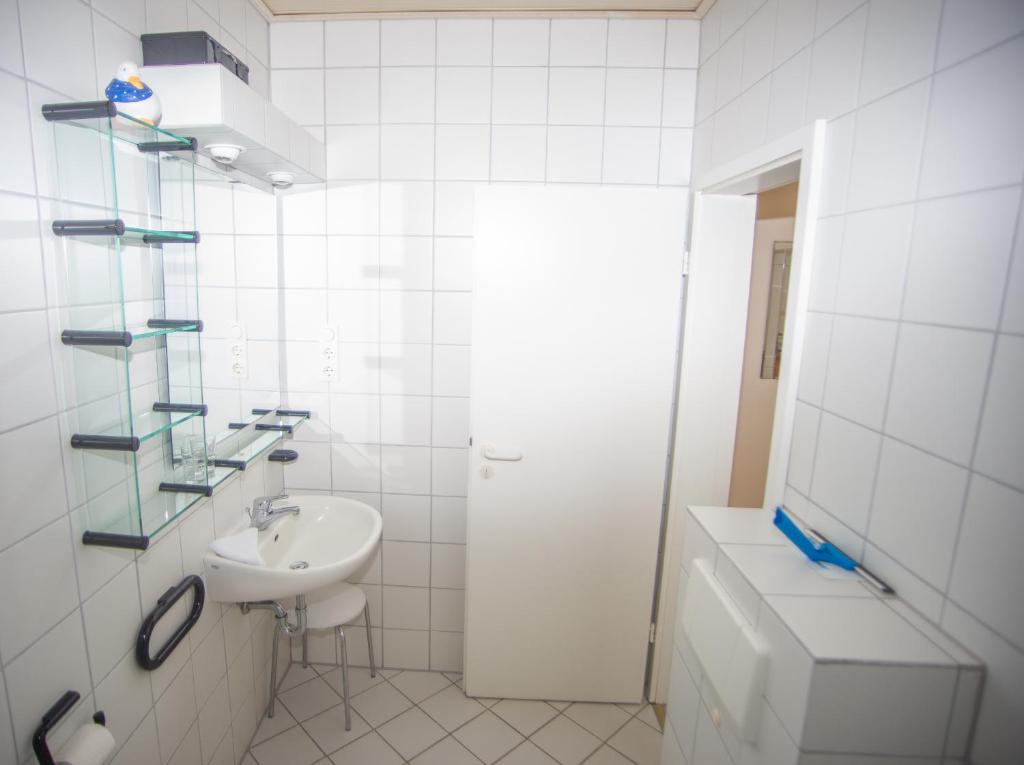 Koupelna v ubytování Ferienhaus Rike