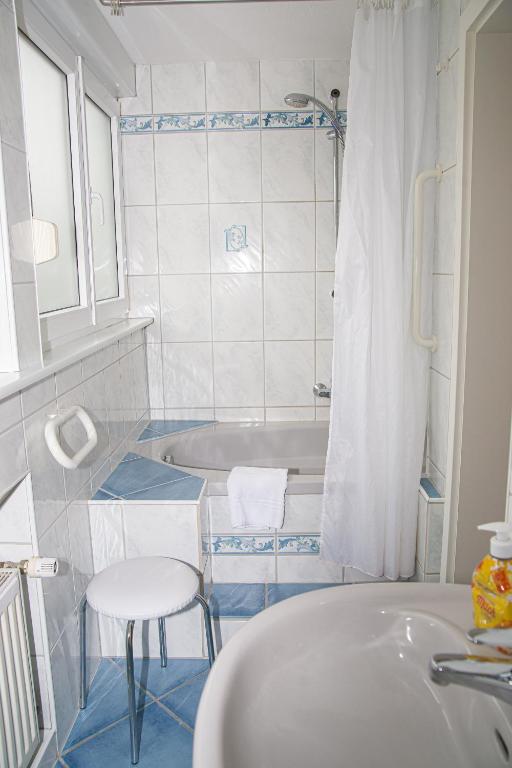 Koupelna v ubytování Ferienhaus Rike