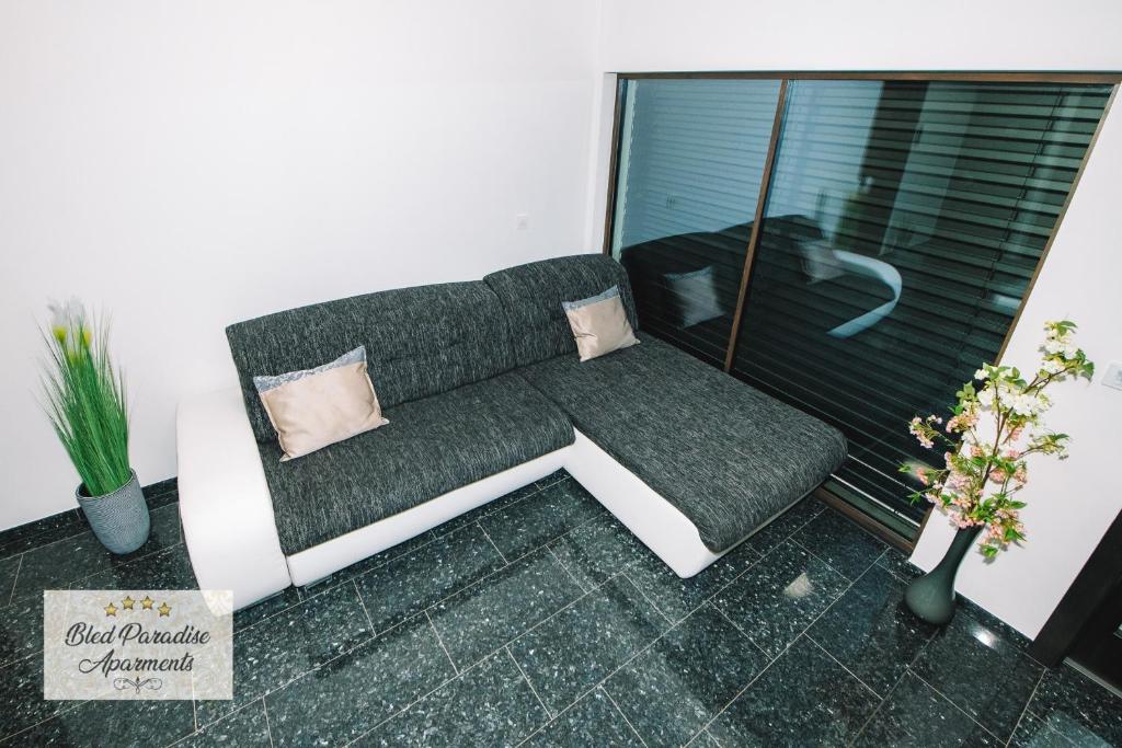 Posezení v ubytování Bled Paradise Apartments