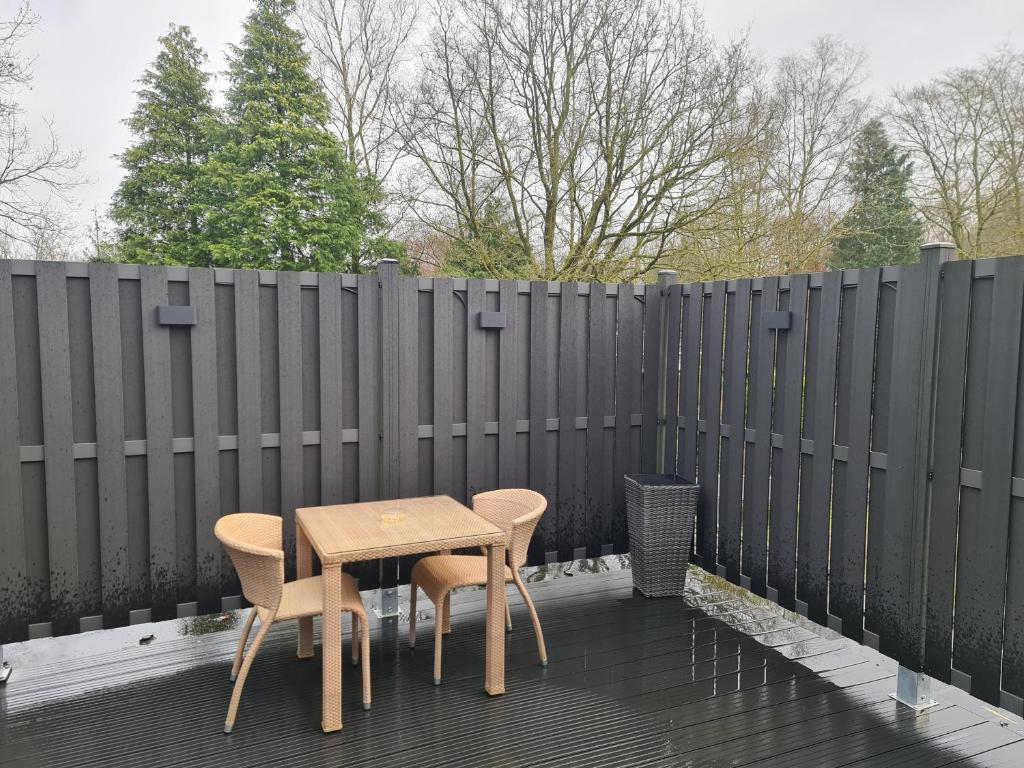 Balkón nebo terasa v ubytování De Gorzen
