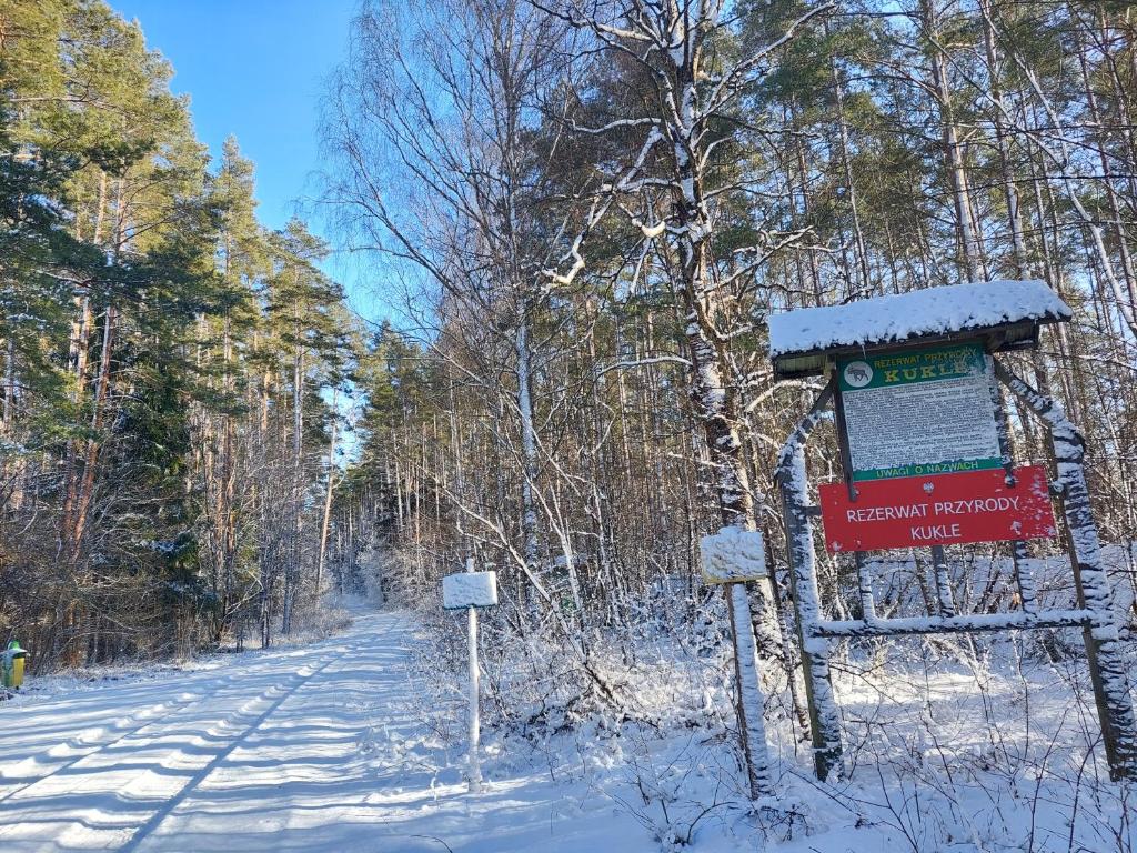 Domek nad Marychą - Zelwa v zime