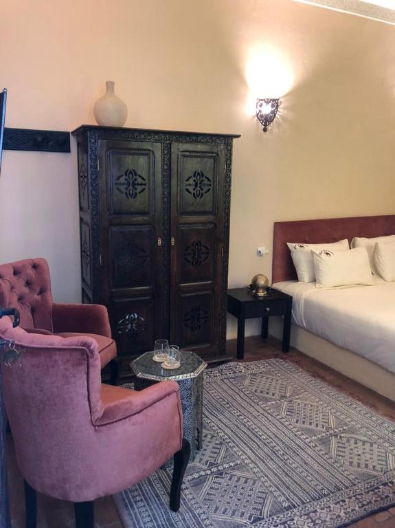 Riad Hart Essoura - Habitación Doble Con Vista A La Piscina