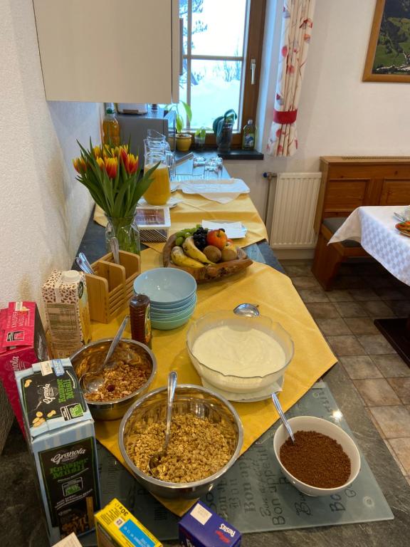 Jídlo v bed and breakfast nebo okolí