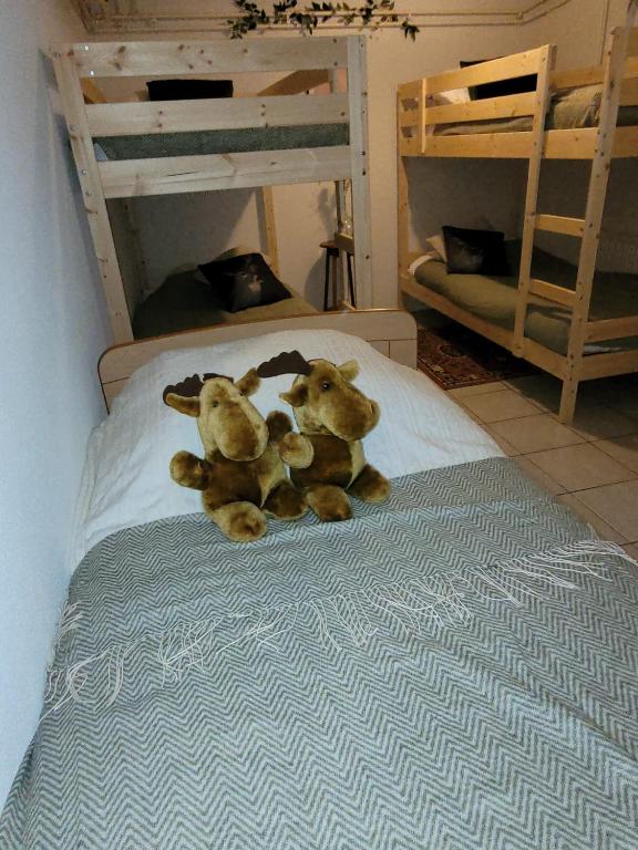 Postel nebo postele na pokoji v ubytování Villa Teun