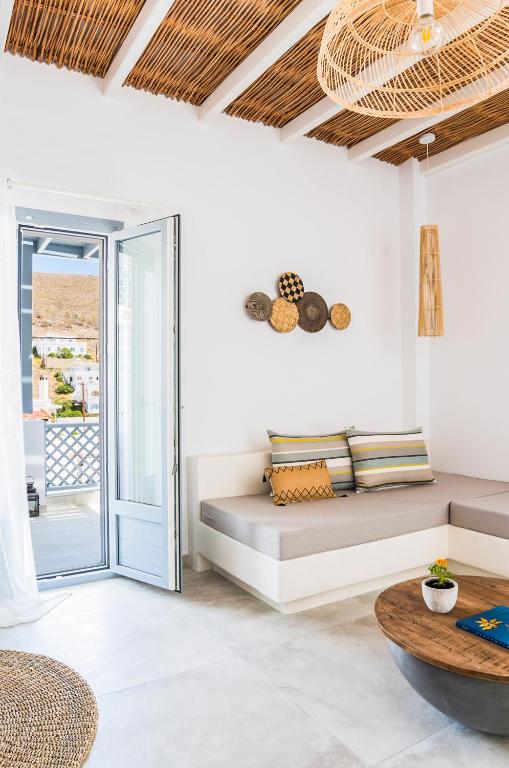Posezení v ubytování Andromeda Residences