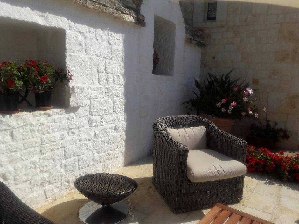 Posezení v ubytování Masseria - Trulli Genius Loci Dimore