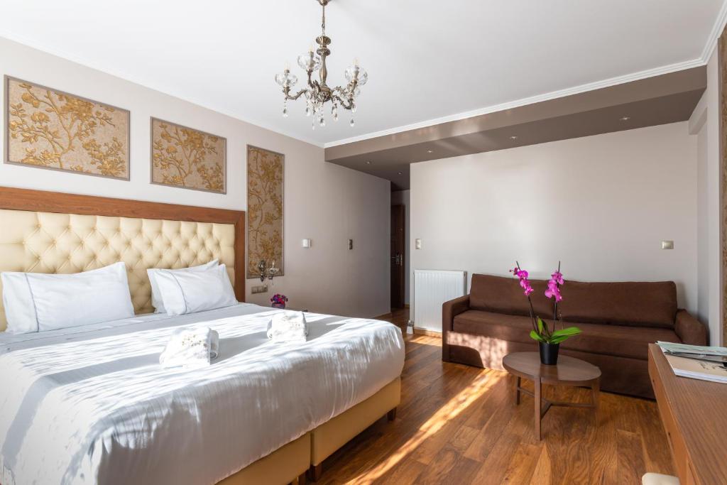 Posteľ alebo postele v izbe v ubytovaní La Suite Boutique Hotel & Spa