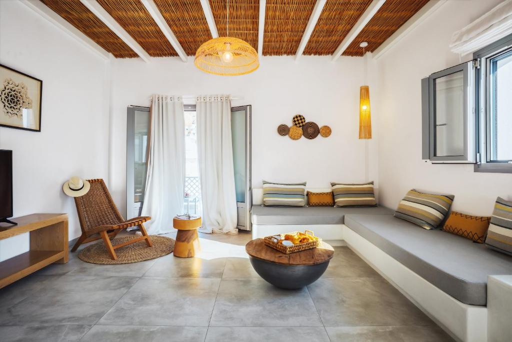 Posezení v ubytování Andromeda Residences