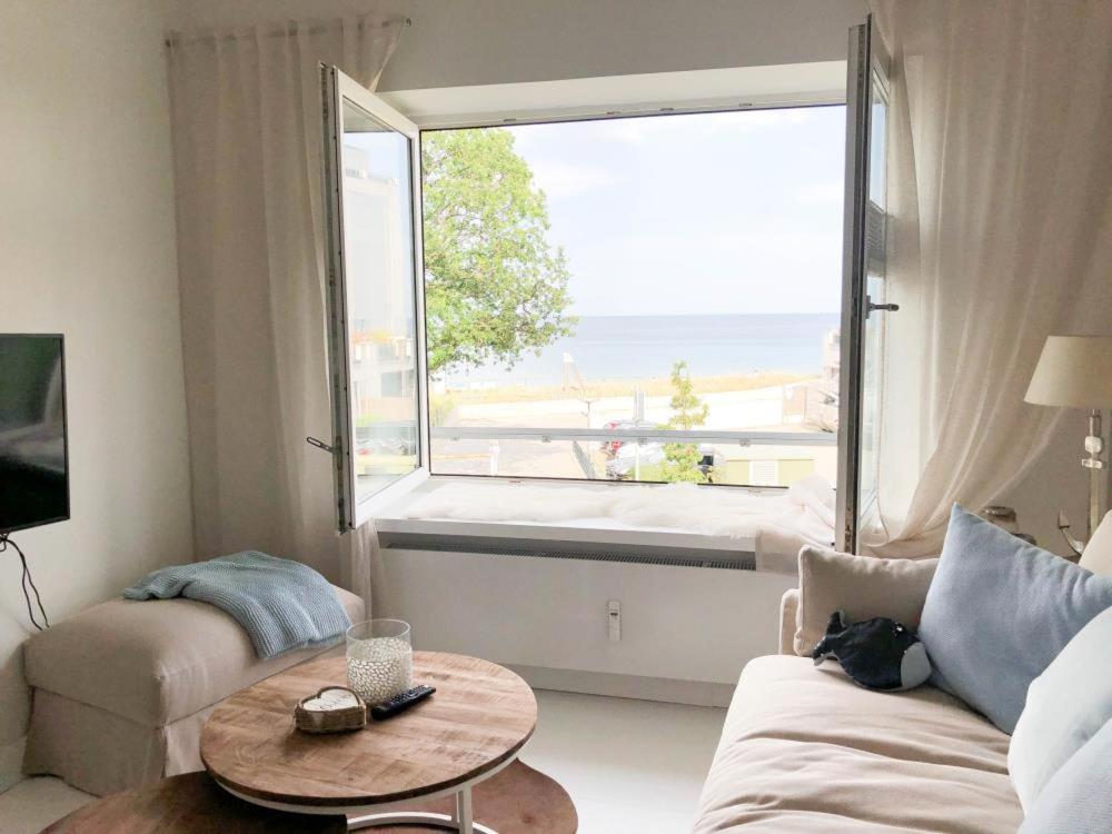 Posezení v ubytování Ferienwohnung Ankerplatz