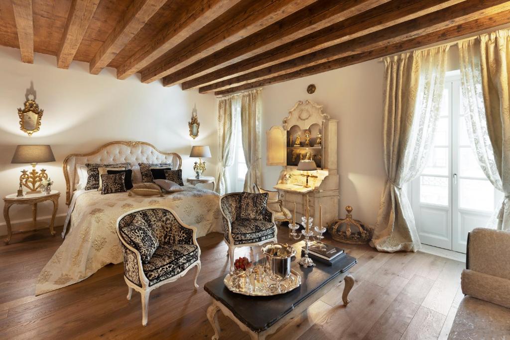 Posezení v ubytování Antica Dimora Desenzano