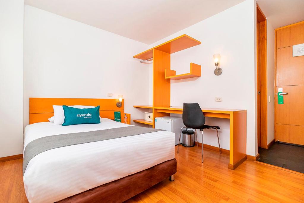 Postel nebo postele na pokoji v ubytování Hotel Abitare 56