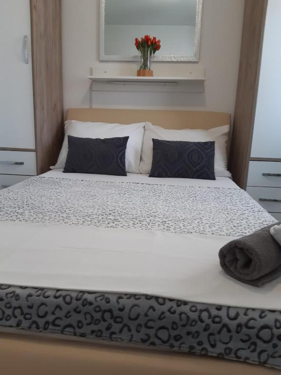 Postel nebo postele na pokoji v ubytování Guest House Sonja