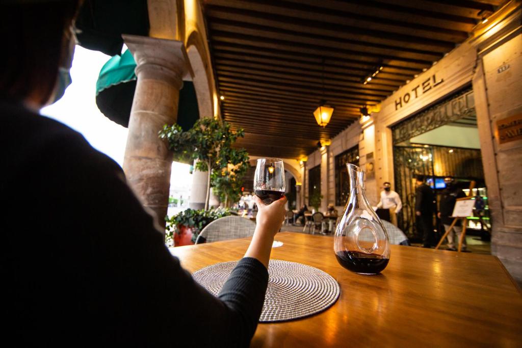 Nápoje v ubytování Cantera 10 Hotel Boutique