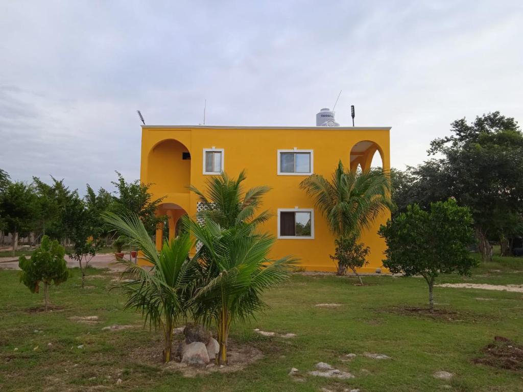 Zahrada ubytování Ecohotel Shalom