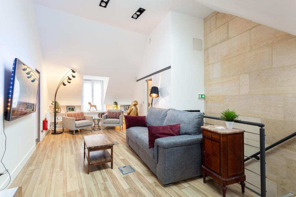 Posezení v ubytování Suite Appart Place Versepuy