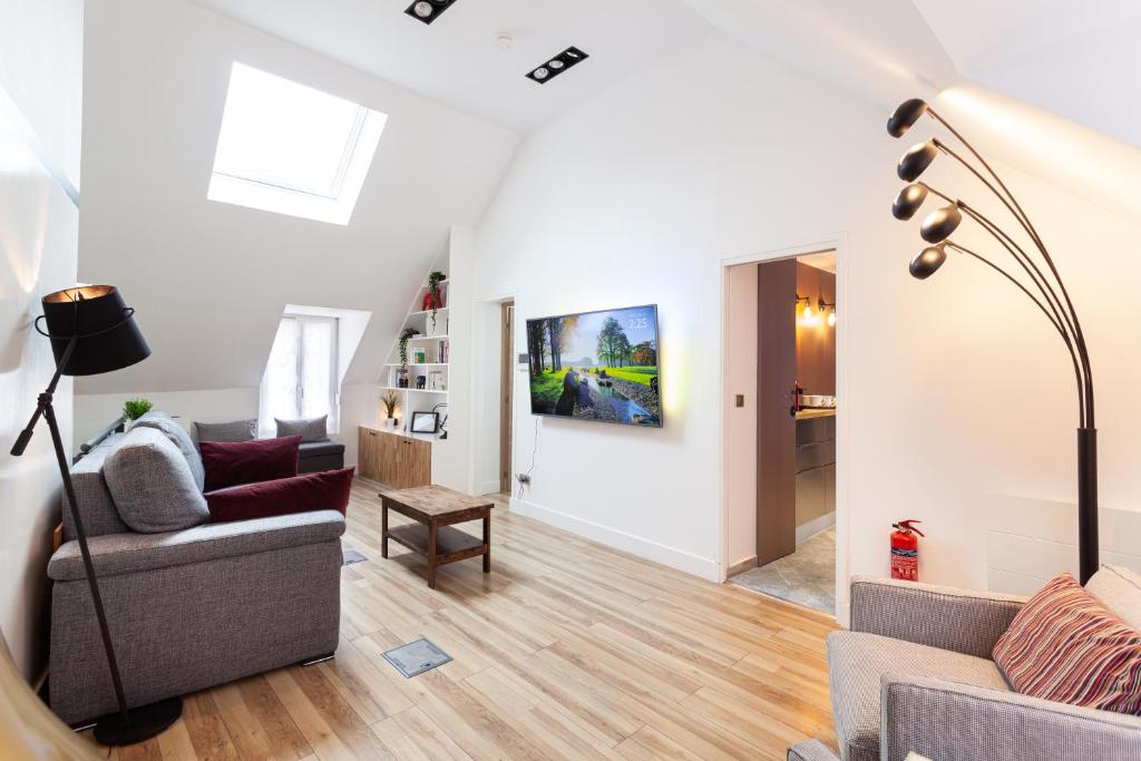 Posezení v ubytování Suite Appart Place Versepuy