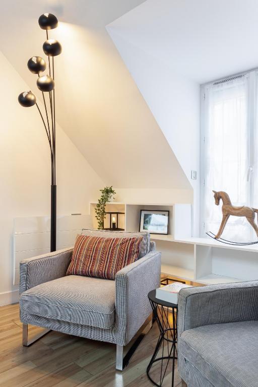 Posezení v ubytování Suite Appart Place Versepuy