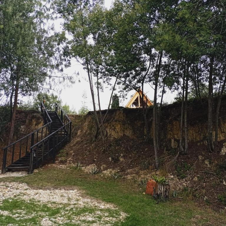Zahrada ubytování Glamping las 4 estaciones