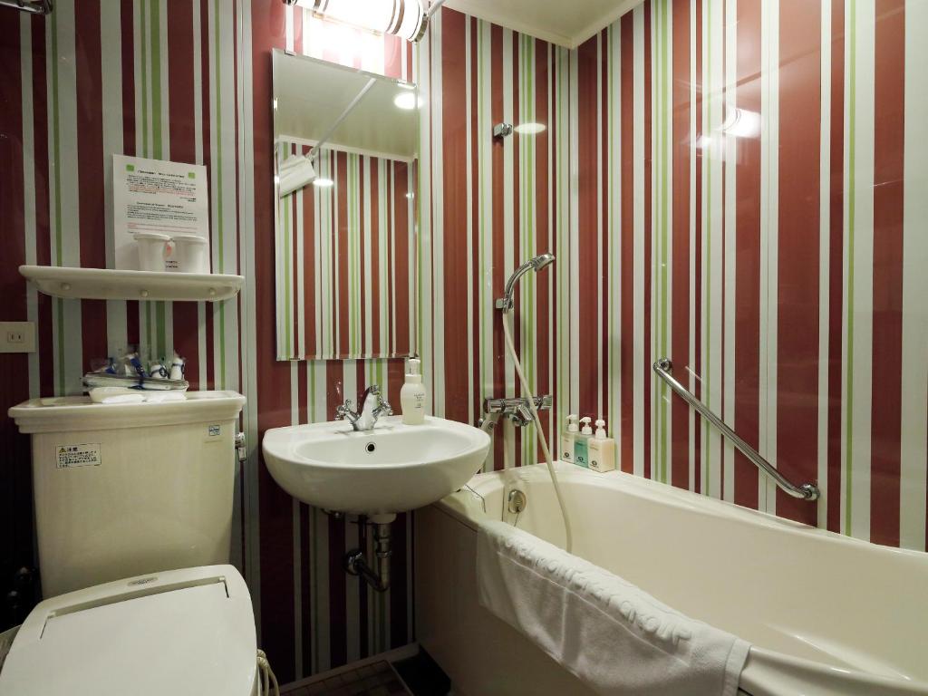 Koupelna v ubytování Hotel Monterey Hanzomon