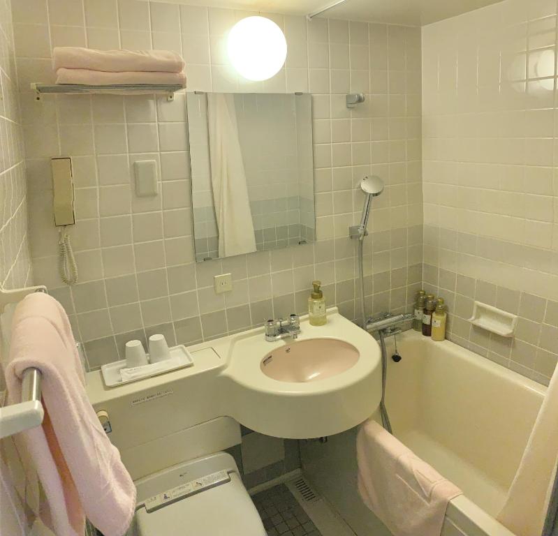Koupelna v ubytování Hotel Ascent Hamamatsu