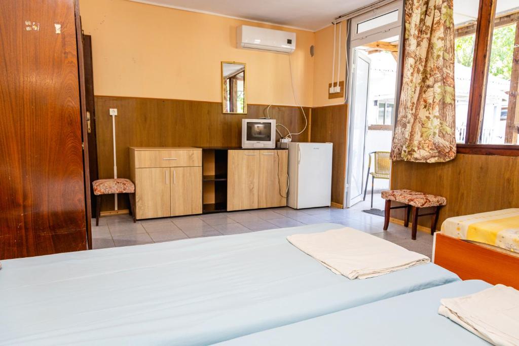 Postel nebo postele na pokoji v ubytování Bungalow Silitur