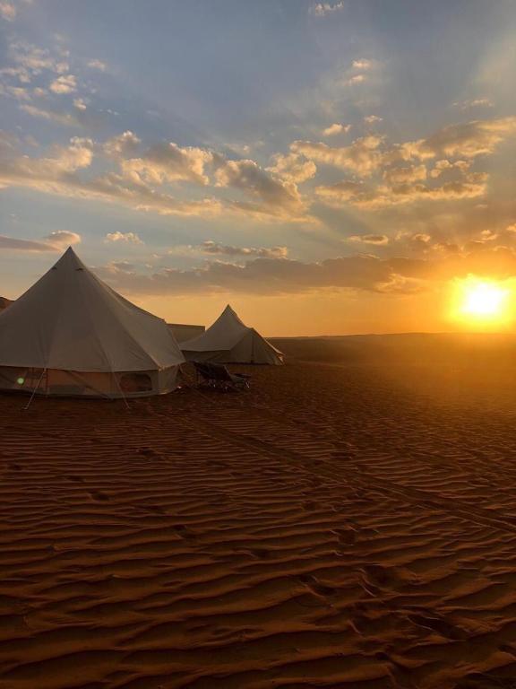 Příroda nedaleko luxury tent
