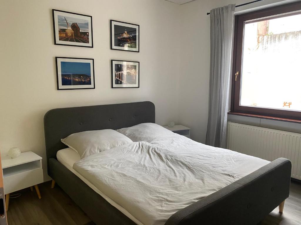 Katil atau katil-katil dalam bilik di Ferienwohnung Bienengarten