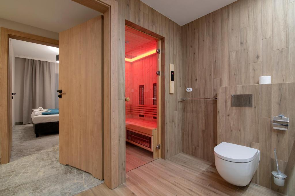 Kúpeľňa v ubytovaní Hotel Jarzębata