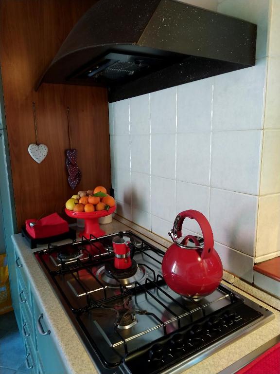 Kuchyň nebo kuchyňský kout v ubytování Cascina Roella