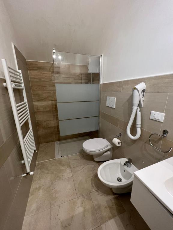A bathroom at B&B Quintadecima
