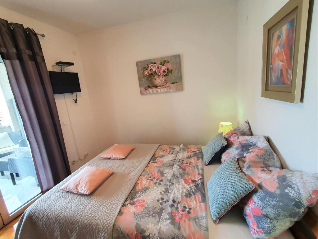 Posteľ alebo postele v izbe v ubytovaní Villa Mira Trogir