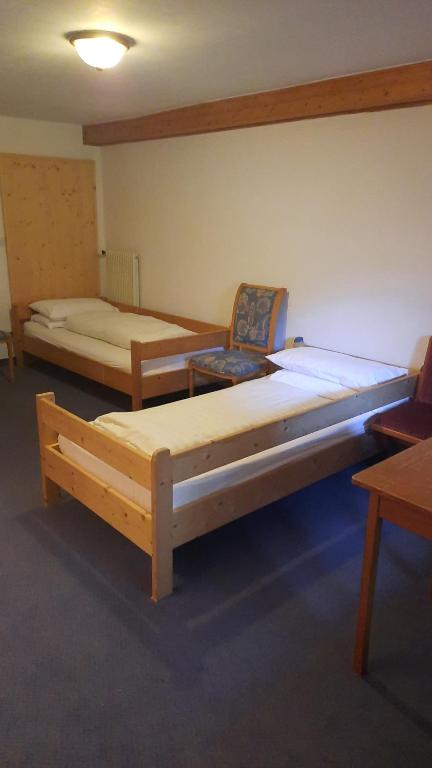 A bed or beds in a room at Villa Rier