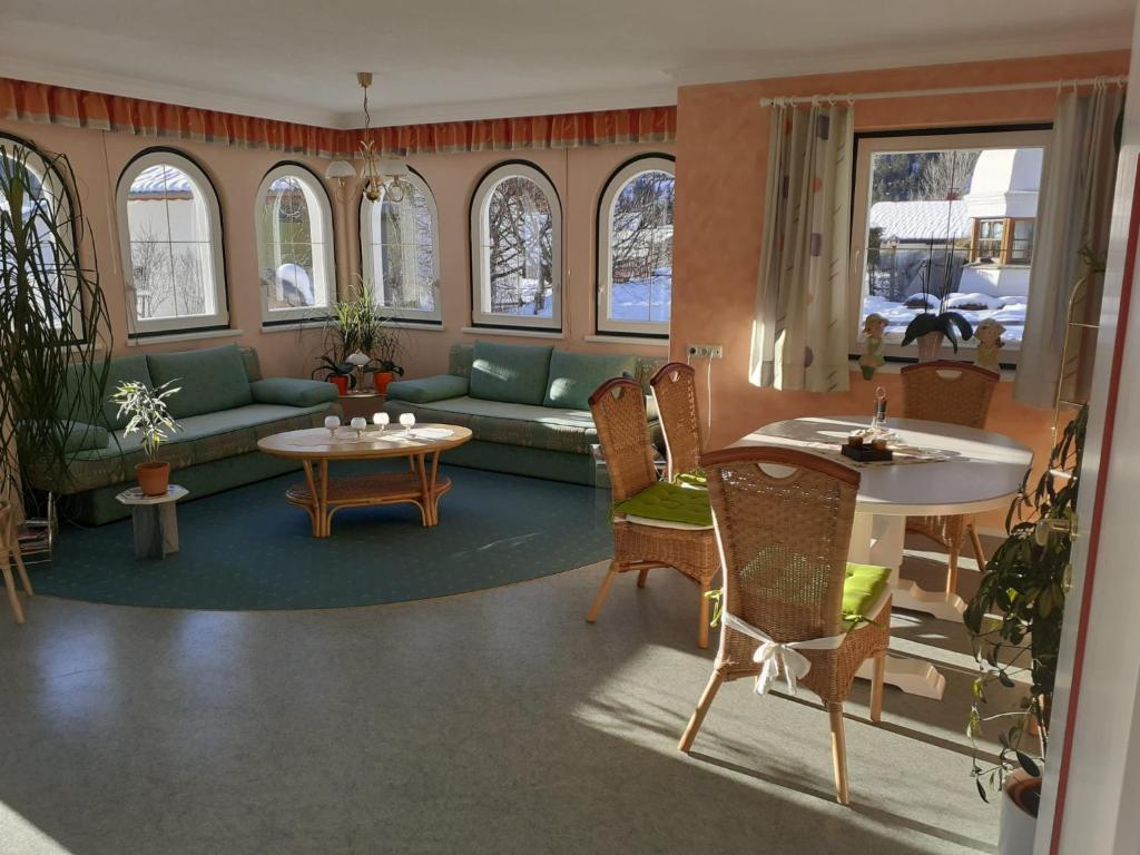 Posezení v ubytování Haus Bielefeld