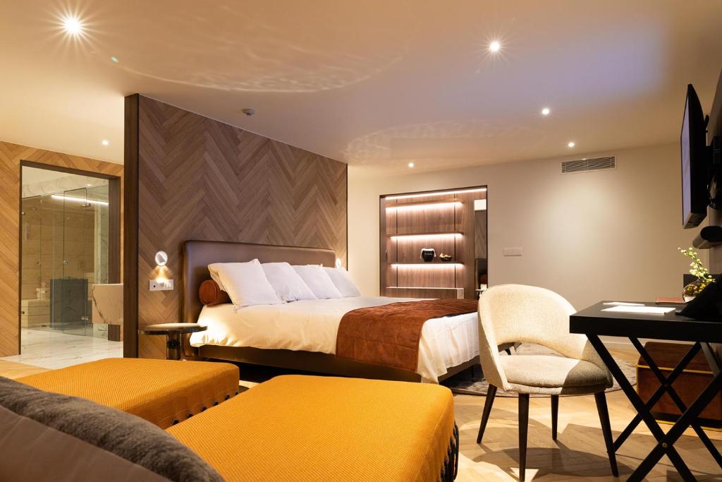 Postel nebo postele na pokoji v ubytování Cosmopolite Hotel Nieuwpoort-Bad