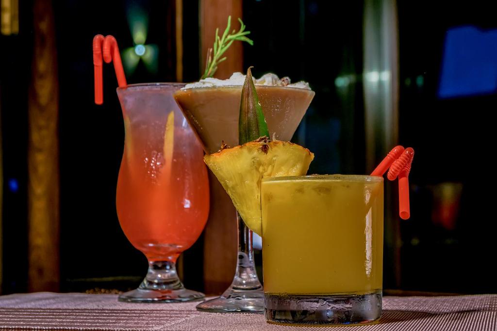 Nápoje v ubytování Canary Hotel Kampala