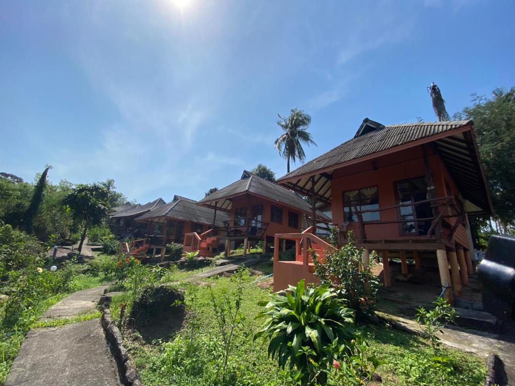 Zahrada ubytování Kinnaree Resort Koh Kood