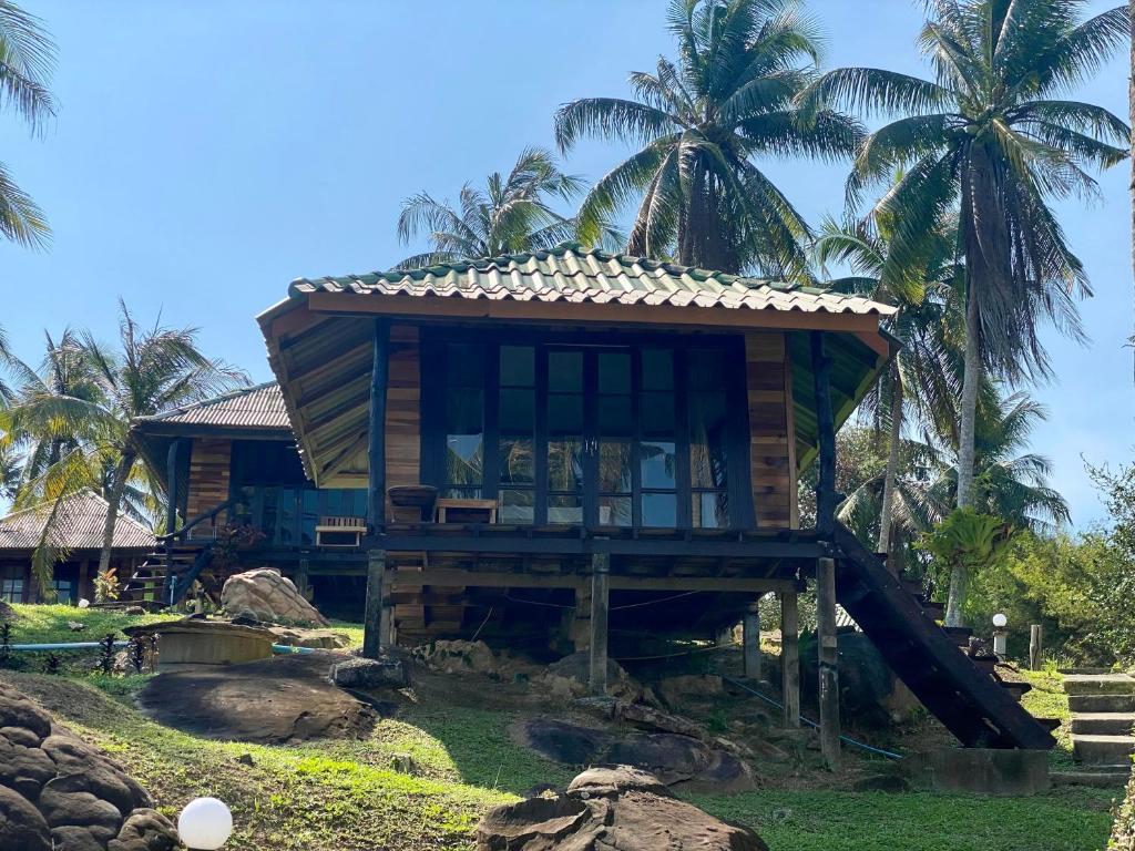 Zahrada ubytování Kinnaree Resort Koh Kood