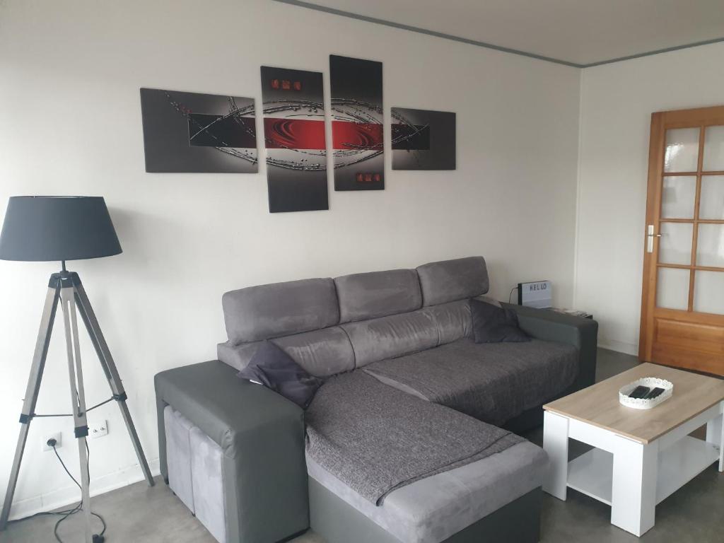 Et sittehjørne på Mulhouse,Grand appart cosy&lumineux, 78m2 , pour 5 personnes