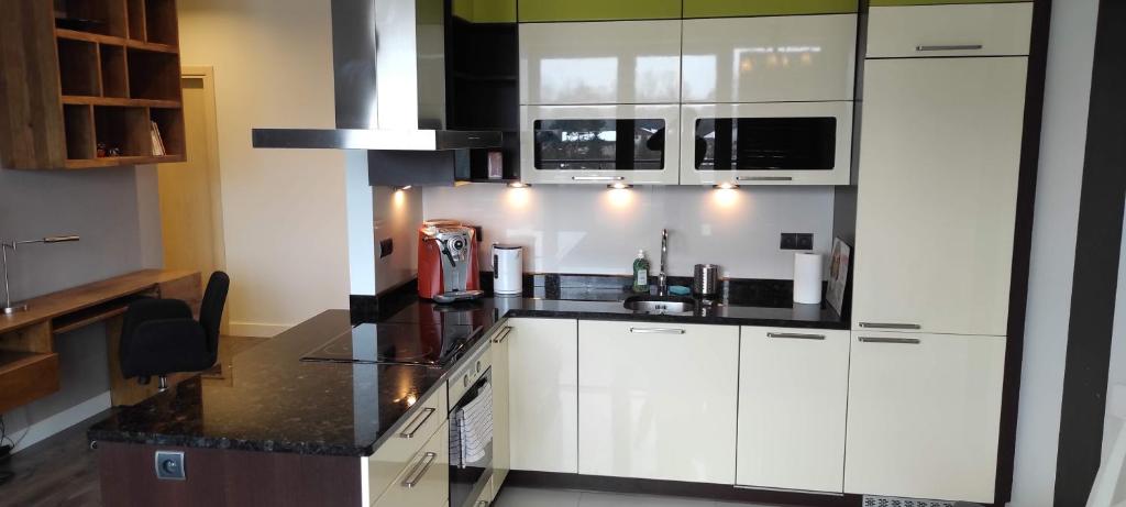 Kuchyňa alebo kuchynka v ubytovaní Apartament Górski