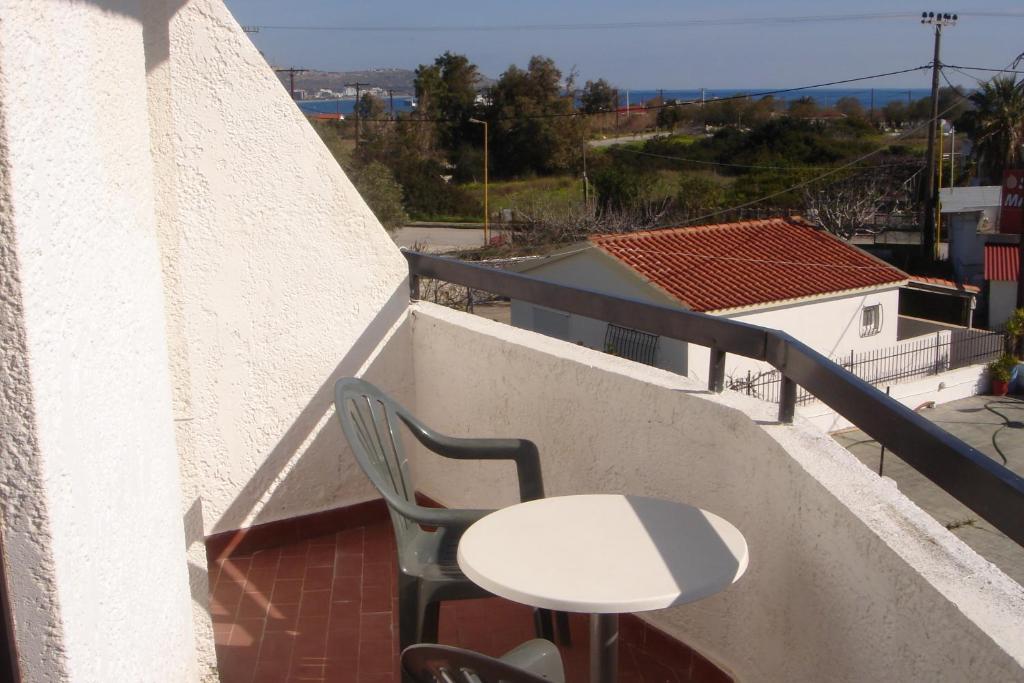 Balkón alebo terasa v ubytovaní Butterfly Studios, Faliraki