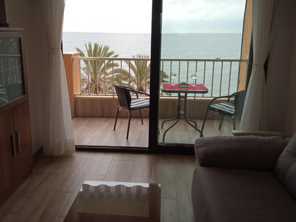 Balkón alebo terasa v ubytovaní Playa Marbella