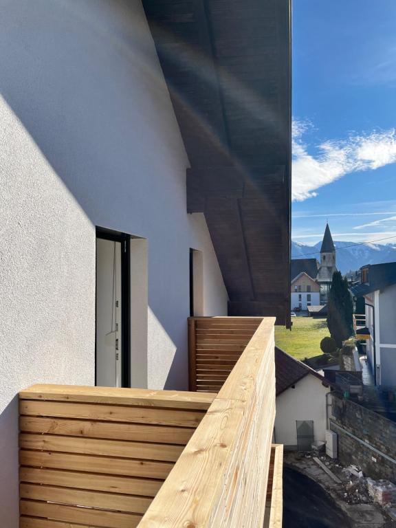 Rõdu või terrass majutusasutuses Neues Traunsee Apartment Altmünster