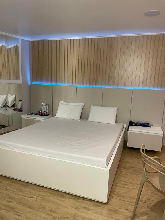 Postel nebo postele na pokoji v ubytování Motel Fascínio (Only Adults)