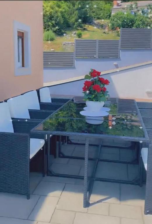 Balkón nebo terasa v ubytování Villa Diana