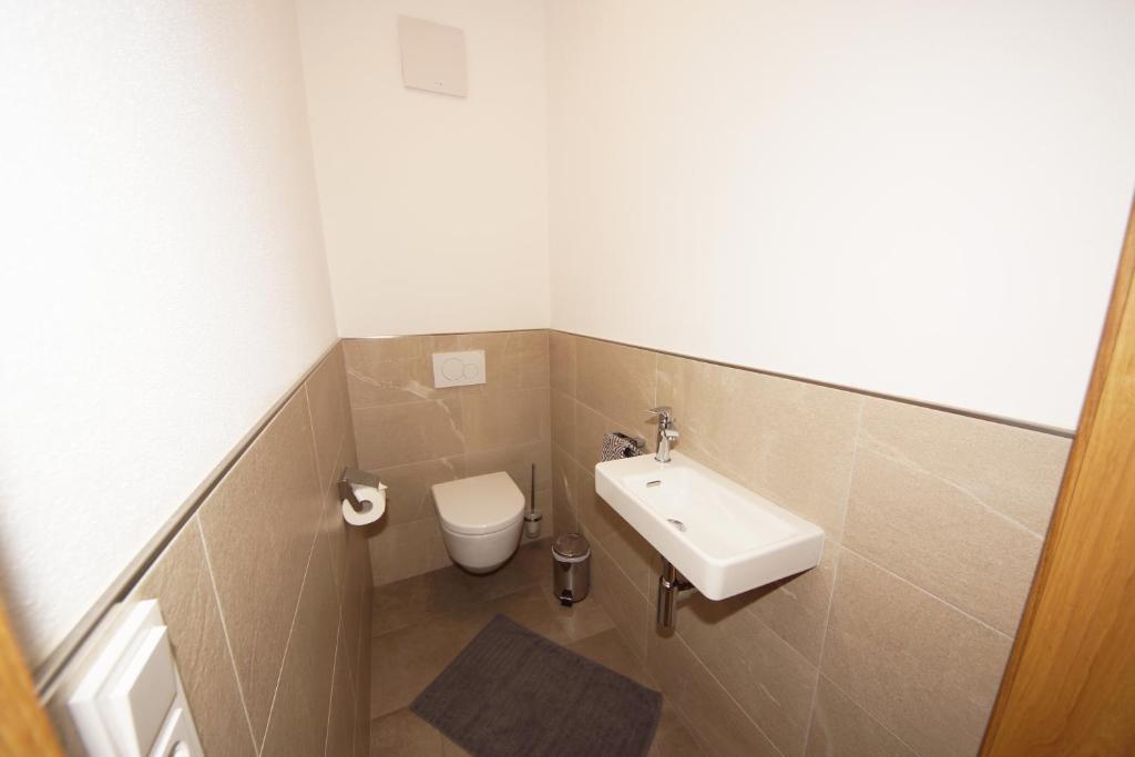 Kúpeľňa v ubytovaní Appartement Viktoria