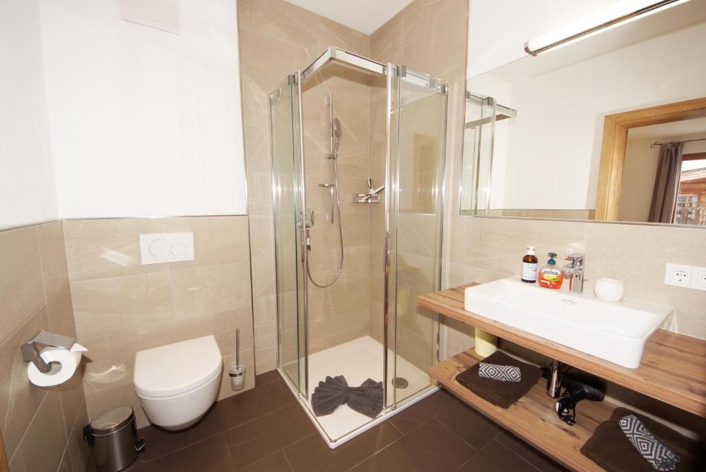 Kúpeľňa v ubytovaní Appartement Viktoria